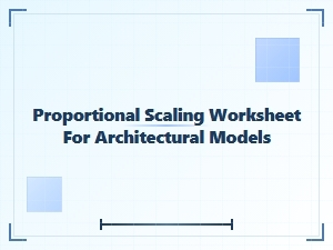 Proportional Scaling Problems in Architectural Models